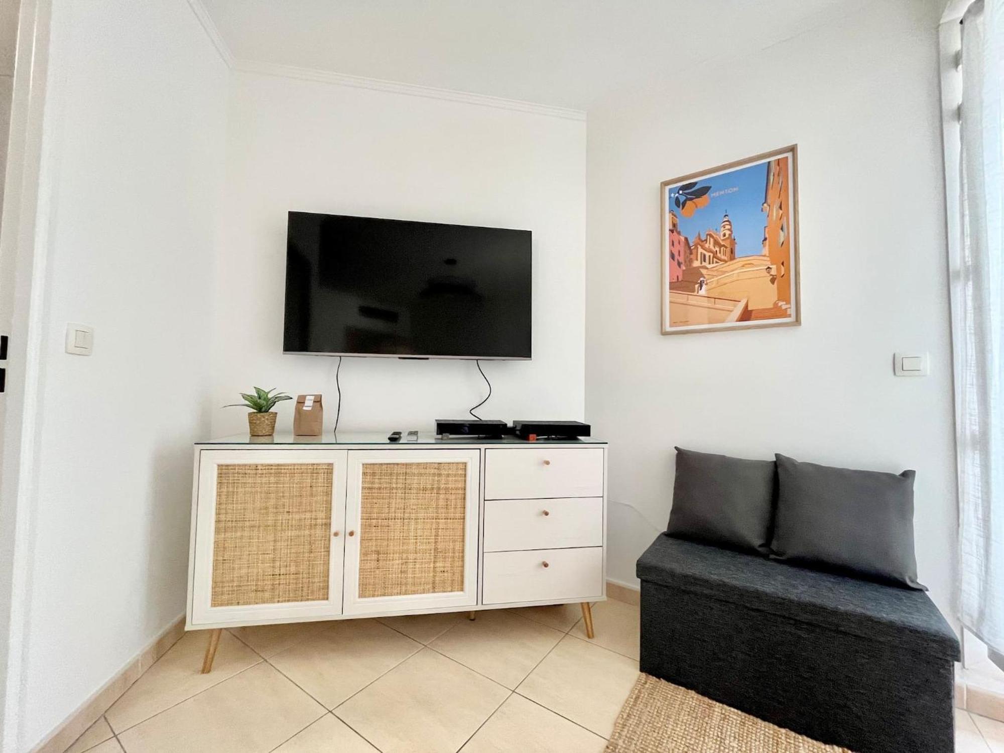 'La Villa Melanie' Neuf, Equipe, Terrasse, Centre Menton Buitenkant foto